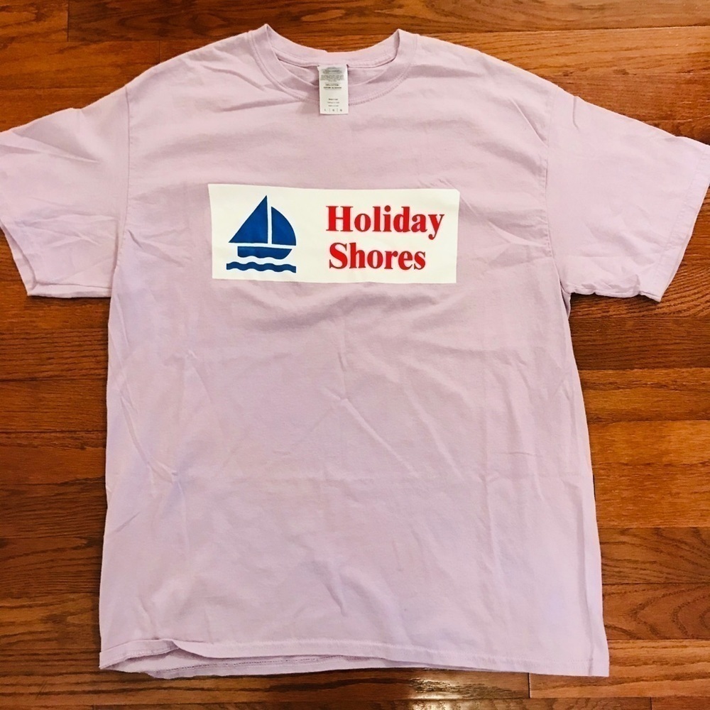HOLIDAY SHORE SHIRT LILAC PURPLE LARGE